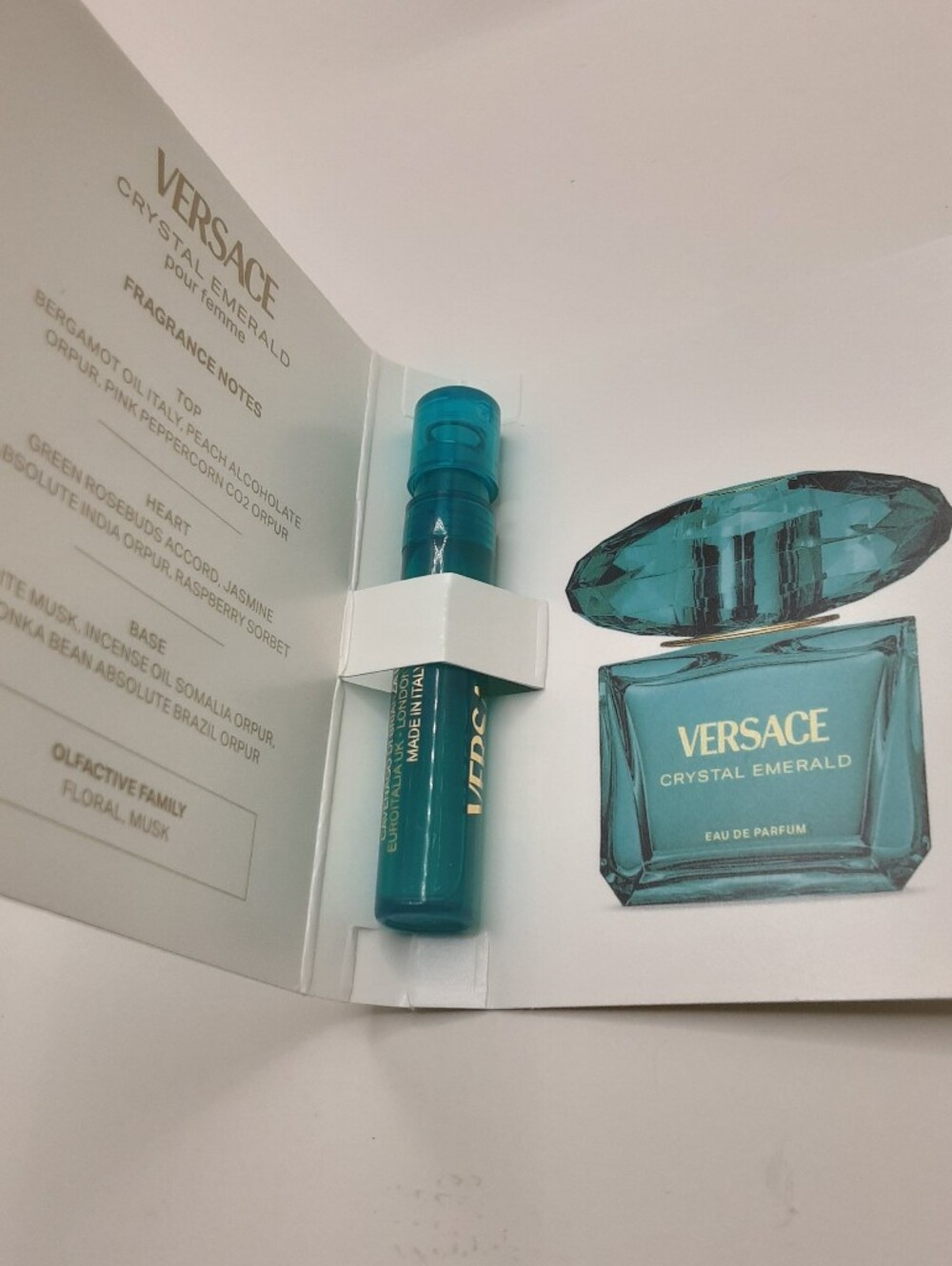 Versace Crystal Noir EDT 0.17 OZ Perfume Mini, Shower/Bath Gel & Body Lotion - Picture 8 of 9